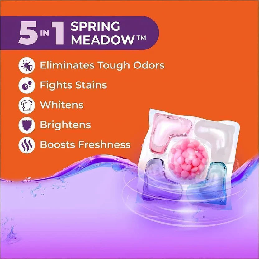 Buyallkart™ 5-in-1 Laundry Power Detergent Pods | Deep Clean & Fresh Fragrance