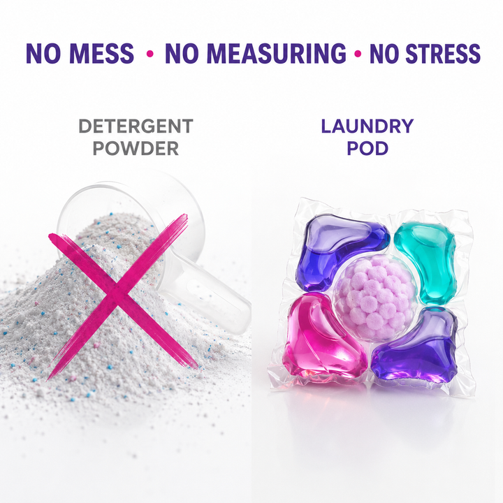 Buyallkart™ 5-in-1 Laundry Power Detergent Pods | Deep Clean & Fresh Fragrance
