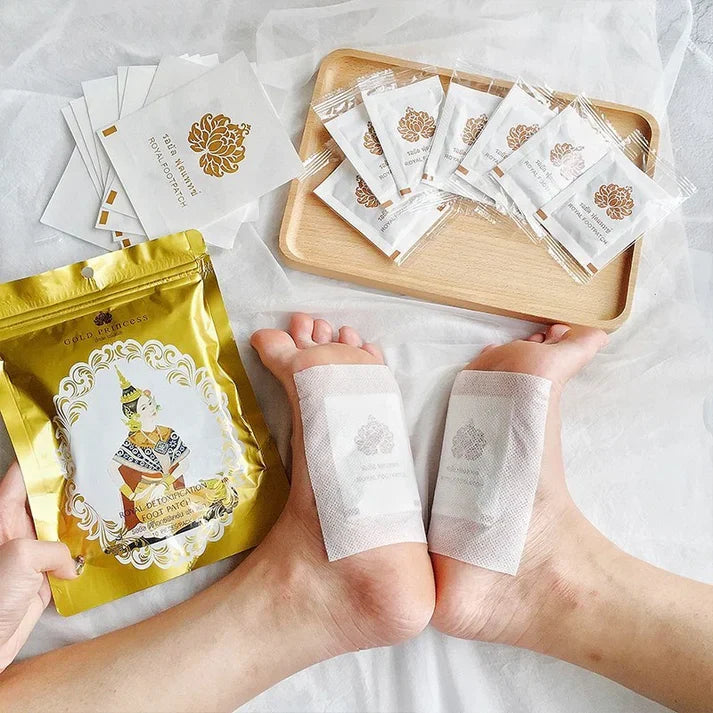 PureRelief™ - Royal Detoxification Pain Relief Foot Patch 🌿🦶 (Relieves Fatigue and Muscle Tension) Buy 1 Get 1 Free🔥🔥